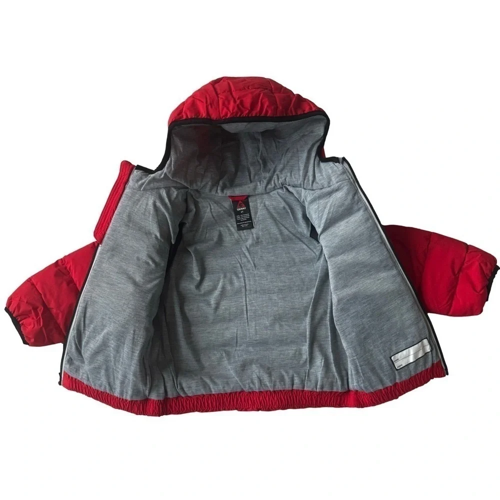 Gerry Red Black Stripe Jacket Size 3T